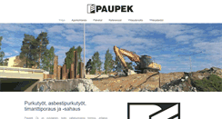 Desktop Screenshot of paupek.fi