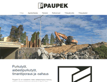 Tablet Screenshot of paupek.fi